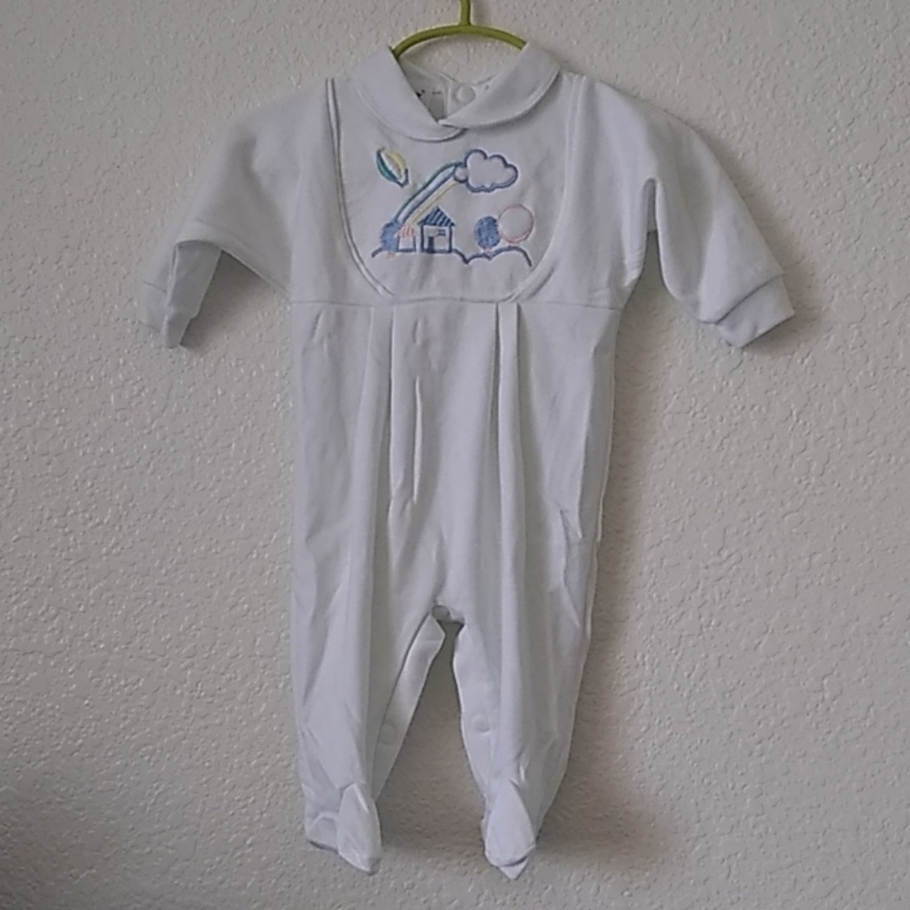 FINAL MARKDOWN Infant's Quiltex Footed Onesie (3 Months)